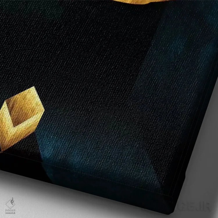 تابلو مینیمال هایکوی شماره ۶ اثر دافنه هوراو - نمای نزدیک بافت بوم