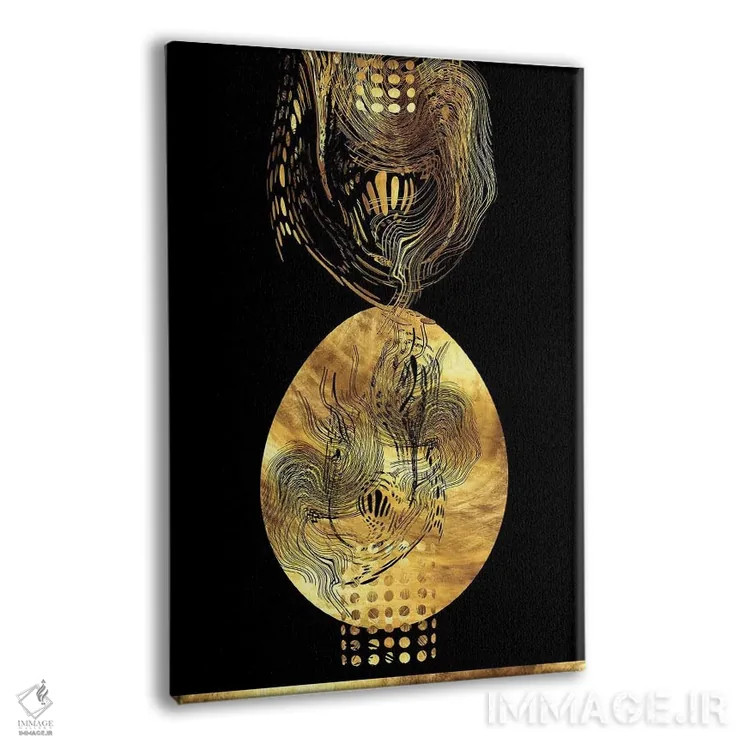 تابلو مدرن اژدهای نوپا دوم اثر دافنه هوراو - نمای پرسپکتیو محصول