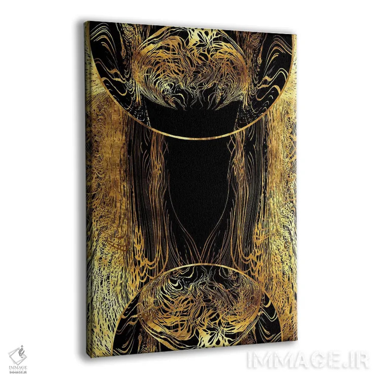 تابلو انتزاعی ماه طلوع کننده دهم اثر دافنه هوراو - نمای پرسپکتیو محصول