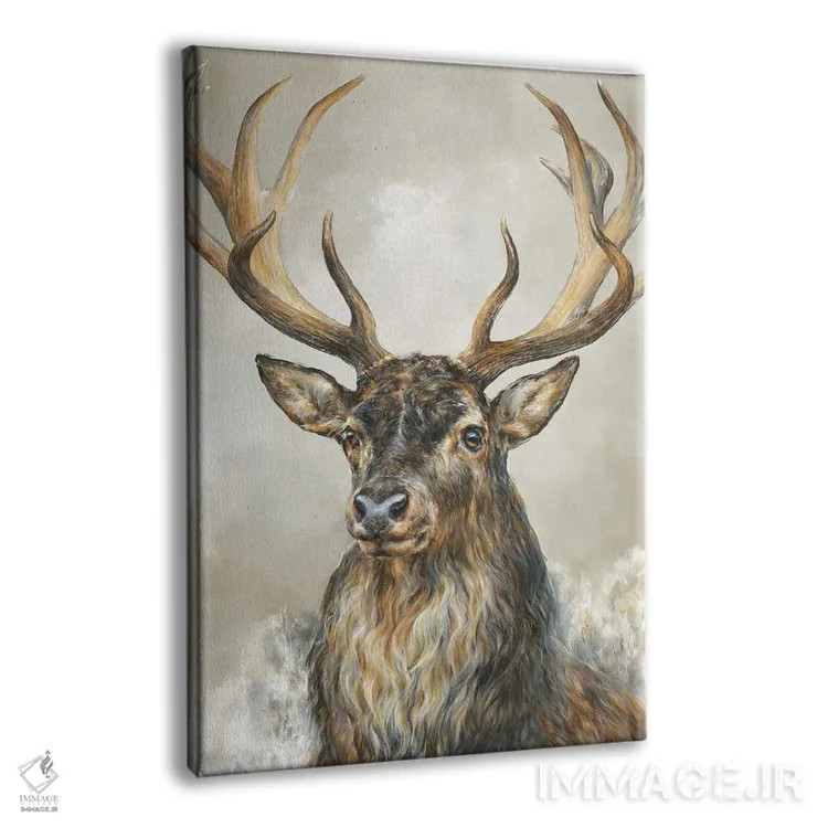 تابلو دکوراتیو قلب گوزن اثر باورا پرژوگینا - نمای پرسپکتیو محصول