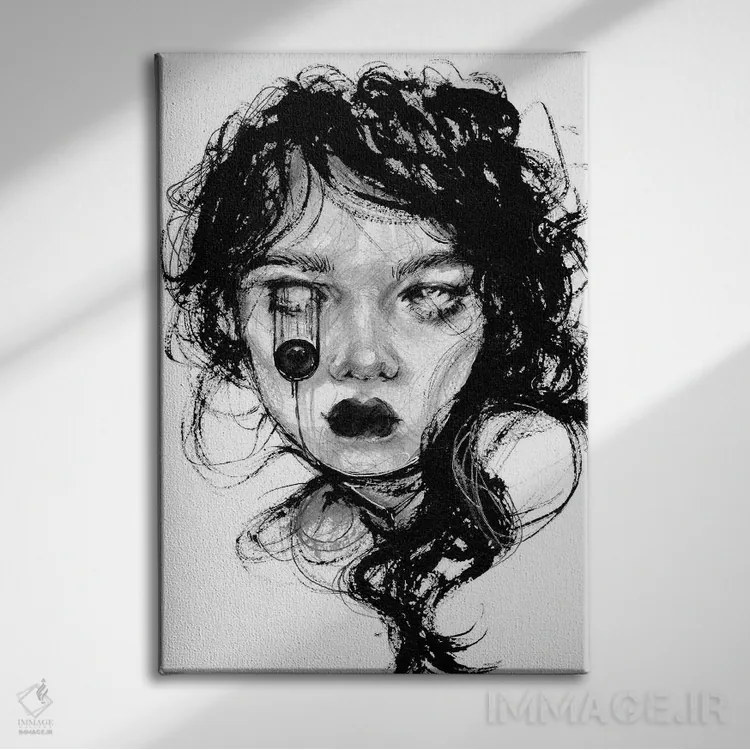 تابلو دکوراتیو تیرکمون اثر دوریانا پوپا - نمای روبهرو روی دیوار