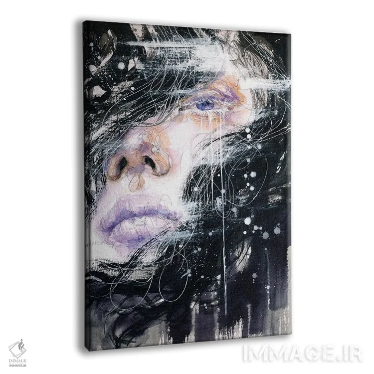 تابلو دکوراتیو برف اثر دوریانا پوپا - نمای پرسپکتیو محصول