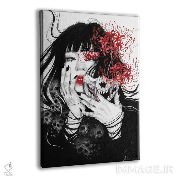 تابلو دکوراتیو سوسن عنکبوتی اثر دوریانا پوپا - نمای پرسپکتیو محصول