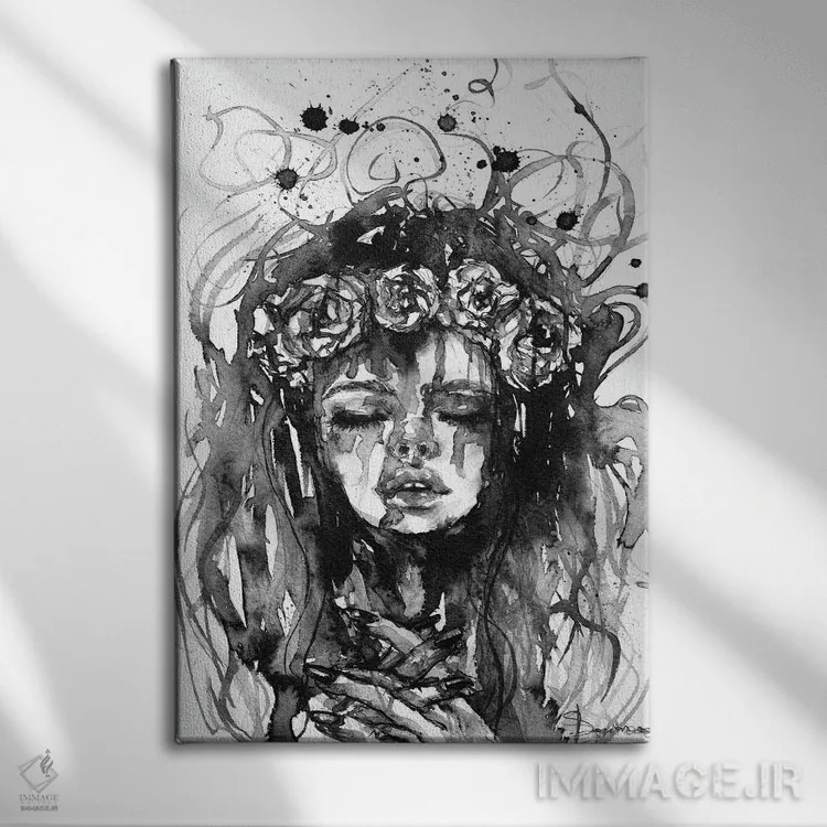 تابلو دکوراتیو پایان اثر دوریانا پوپا - نمای روبهرو روی دیوار