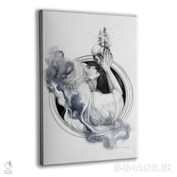 تابلو دکوراتیو لمس اثر دوریانا پوپا - نمای پرسپکتیو محصول