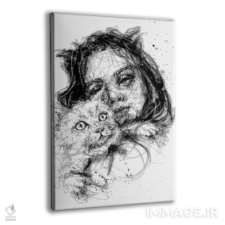 تابلو دکوراتیو گنج اثر دوریانا پوپا - نمای پرسپکتیو محصول