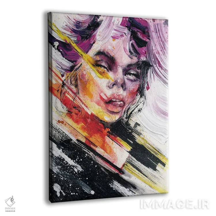 تابلو دکوراتیو آتش اثر دوریانا پوپا - نمای پرسپکتیو محصول