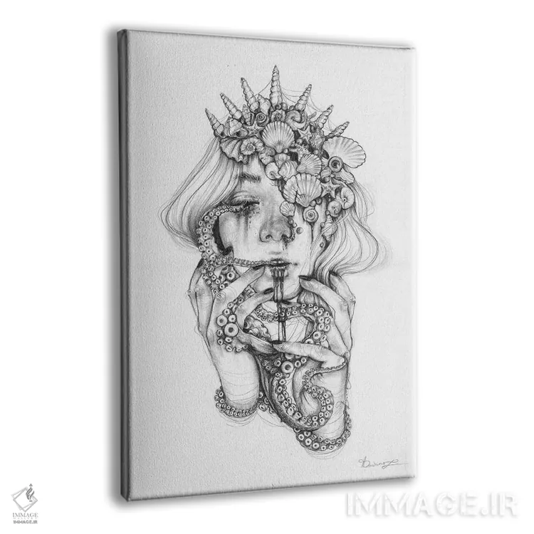 تابلو دکوراتیو آشکار کردن اثر دوریانا پوپا - نمای پرسپکتیو محصول