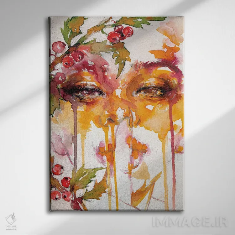 تابلو دکوراتیو کریسمس اثر دوریانا پوپا - نمای روبهرو روی دیوار