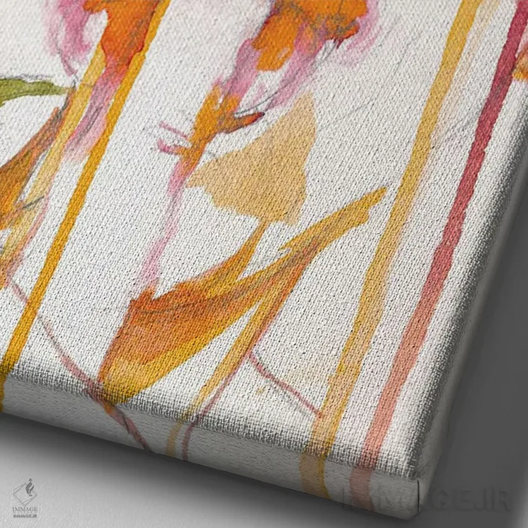 تابلو دکوراتیو کریسمس اثر دوریانا پوپا - نمای نزدیک بافت بوم