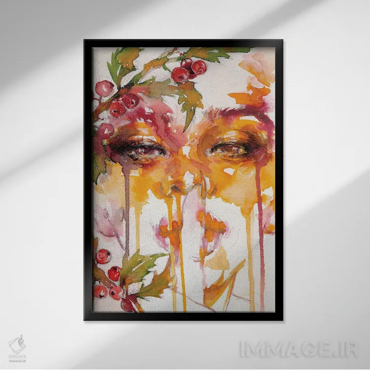 تابلو دکوراتیو کریسمس اثر دوریانا پوپا - نمای قابدار مشکی