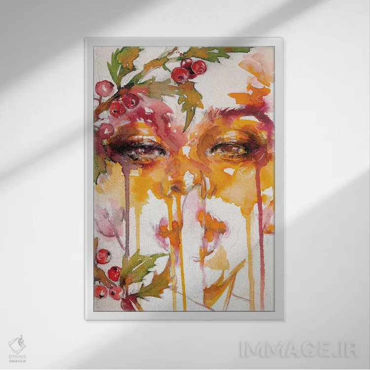 تابلو دکوراتیو کریسمس اثر دوریانا پوپا - نمای قابدار سفید