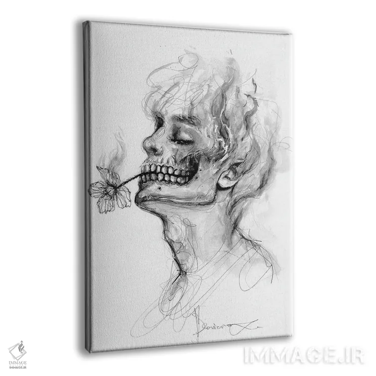 تابلو دکوراتیو شعله اثر دوریانا پوپا - نمای پرسپکتیو محصول