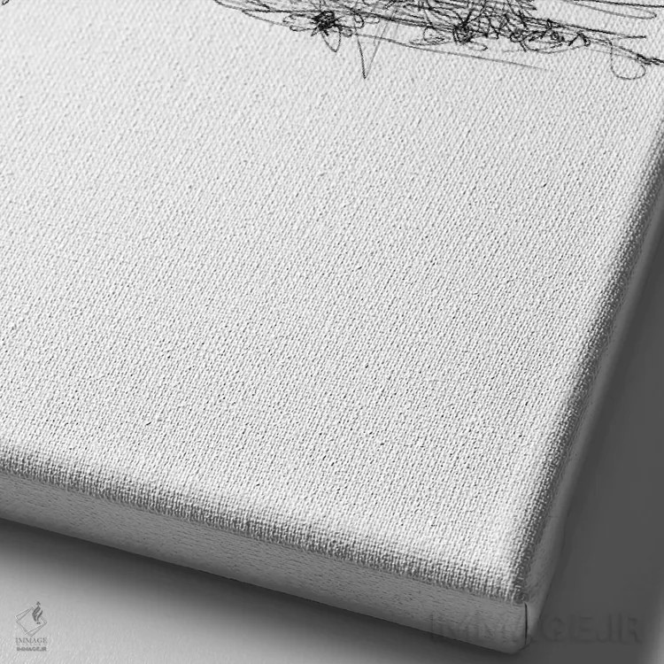 تابلو دکوراتیو سم اثر دوریانا پوپا - نمای نزدیک بافت بوم