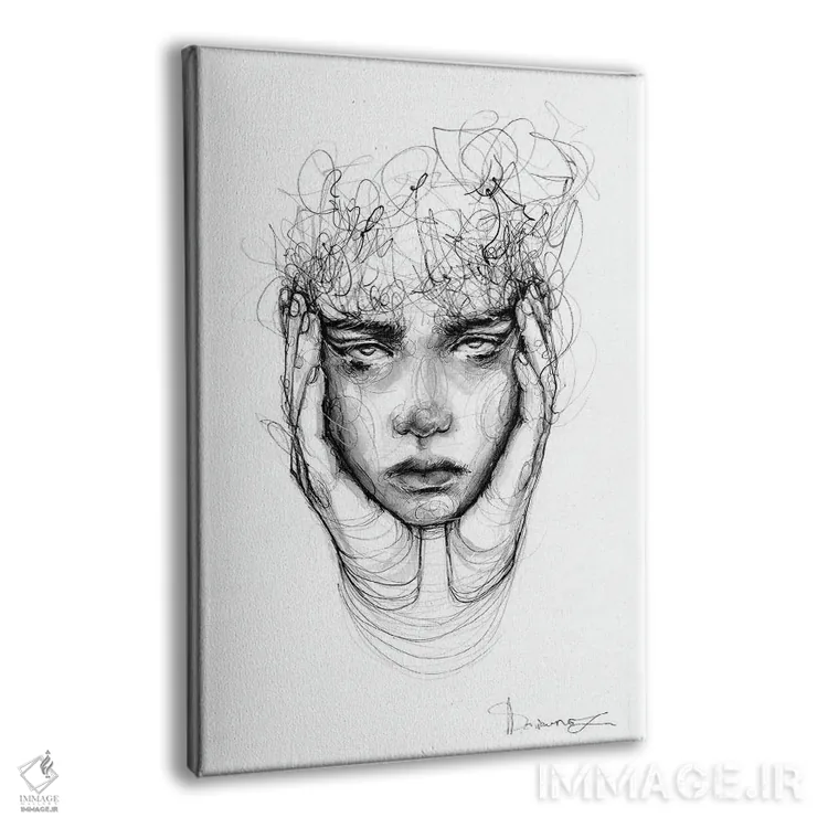 تابلو دکوراتیو خرچنگ وار اثر دوریانا پوپا - نمای پرسپکتیو محصول