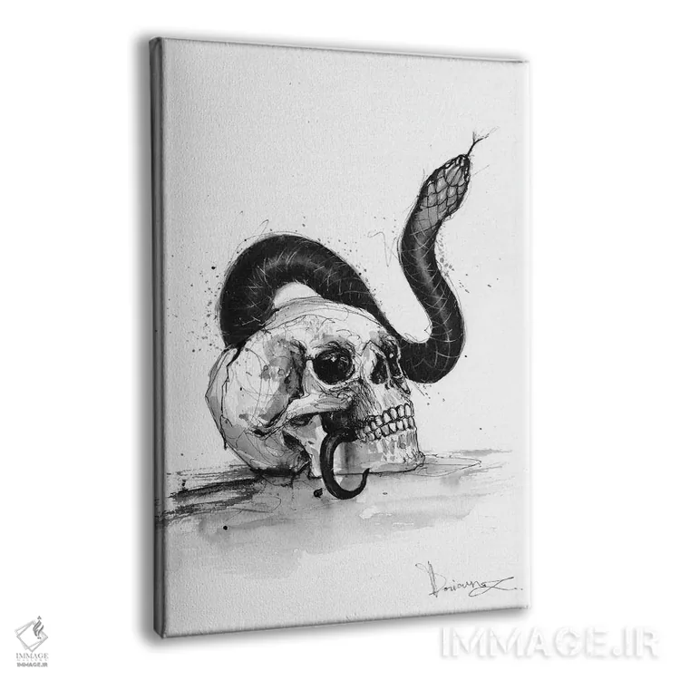 تابلو دکوراتیو دم اسبی اثر دوریانا پوپا - نمای پرسپکتیو محصول