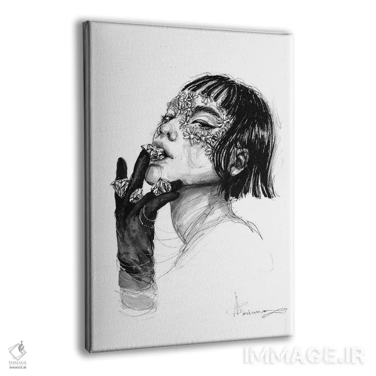 تابلو دکوراتیو سرقت بزرگ اثر دوریانا پوپا - نمای پرسپکتیو محصول