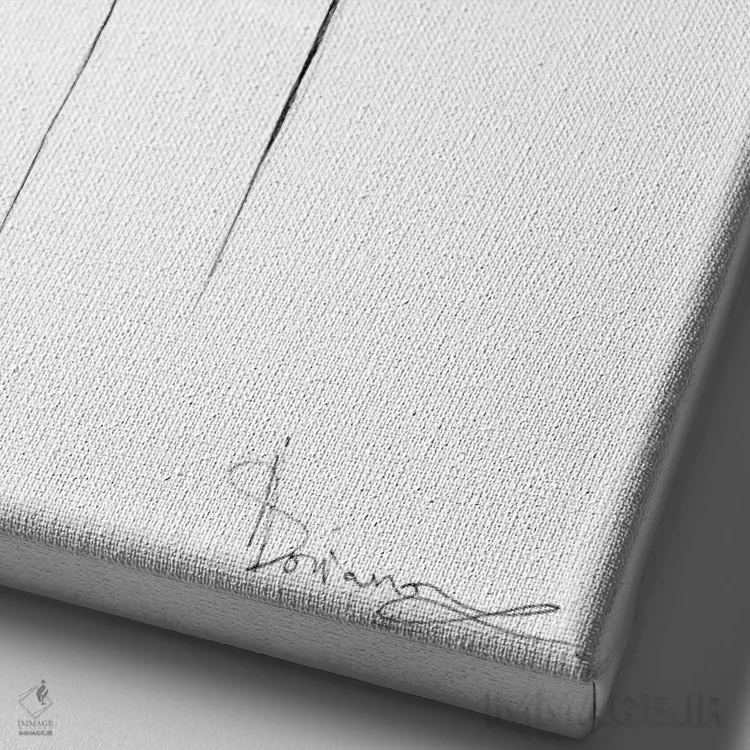 تابلو دکوراتیو روح اثر دوریانا پوپا - نمای نزدیک بافت بوم