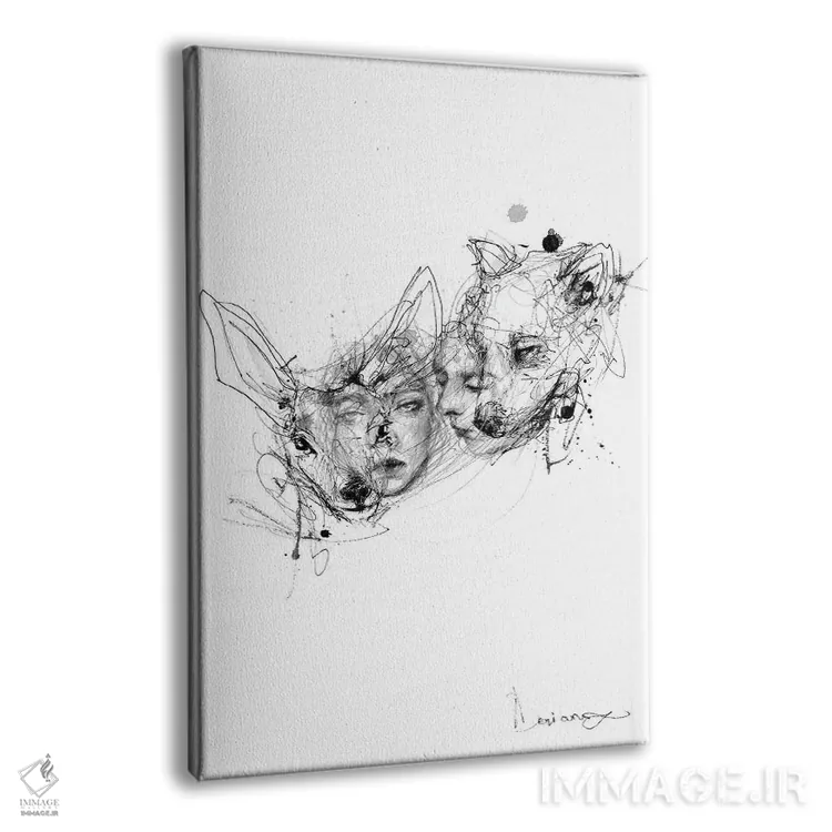 تابلو دکوراتیو میان وعده اثر دوریانا پوپا - نمای پرسپکتیو محصول