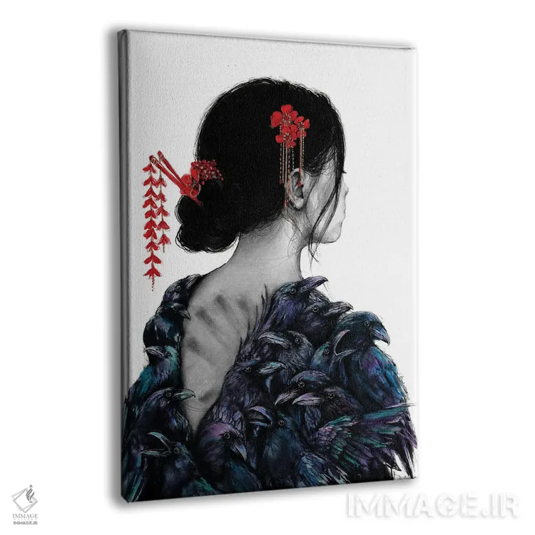 تابلو دکوراتیو صدف اثر دوریانا پوپا - نمای پرسپکتیو محصول