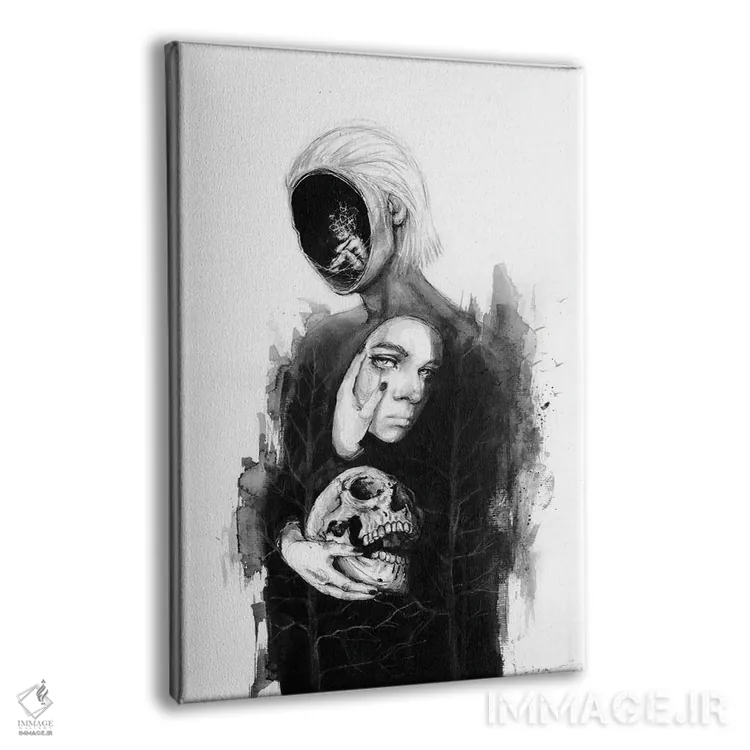 تابلو دکوراتیو روح گمشده اثر دوریانا پوپا - نمای پرسپکتیو محصول