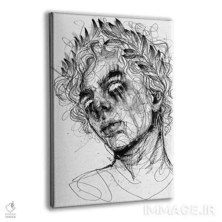 تابلو دکوراتیو کهن اثر دوریانا پوپا - نمای پرسپکتیو محصول