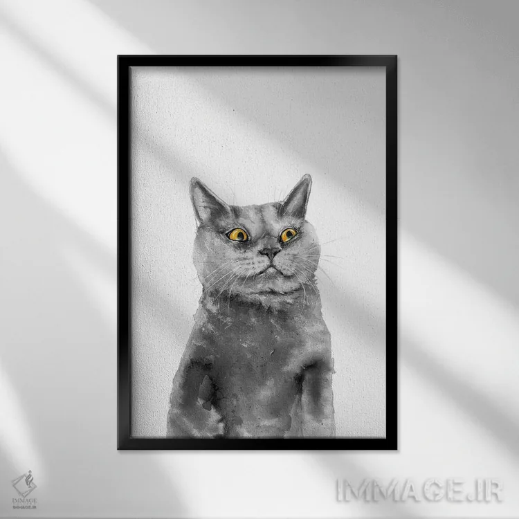 تابلو دکوراتیو تولوز اثر دوریانا پوپا - نمای قابدار مشکی