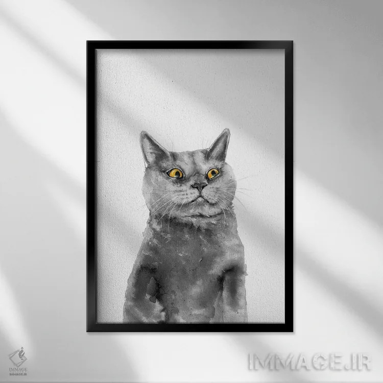 تابلو دکوراتیو تولوز اثر دوریانا پوپا - نمای قابدار مشکی