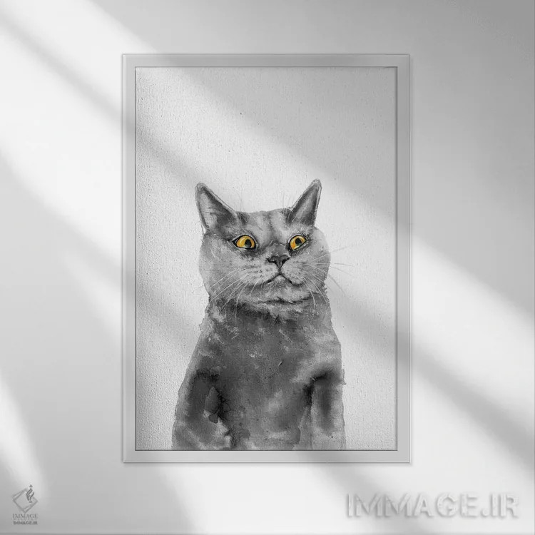 تابلو دکوراتیو تولوز اثر دوریانا پوپا - نمای قابدار سفید