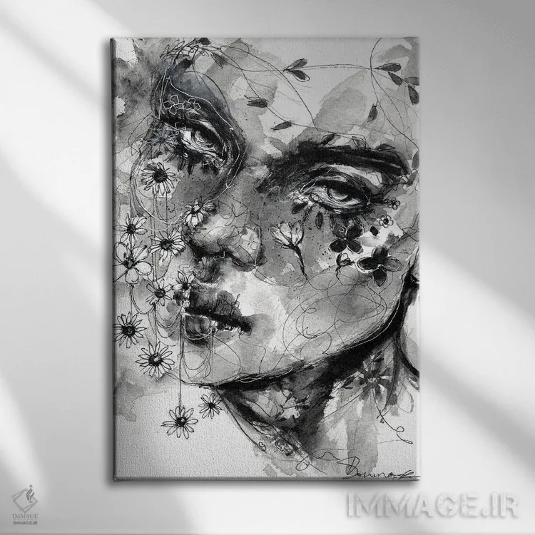 تابلو دکوراتیو شکستنی اثر دوریانا پوپا - نمای روبهرو روی دیوار