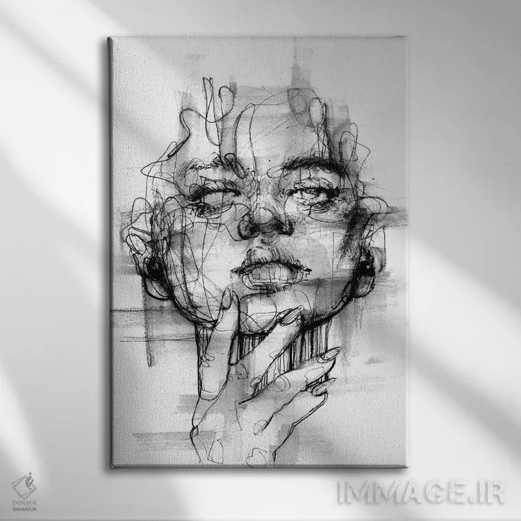 تابلو دکوراتیو ساختن اثر دوریانا پوپا - نمای روبهرو روی دیوار