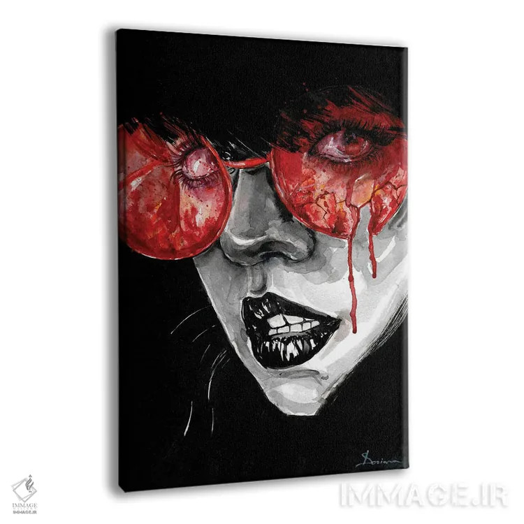 تابلو دکوراتیو سوختن اثر دوریانا پوپا - نمای پرسپکتیو محصول