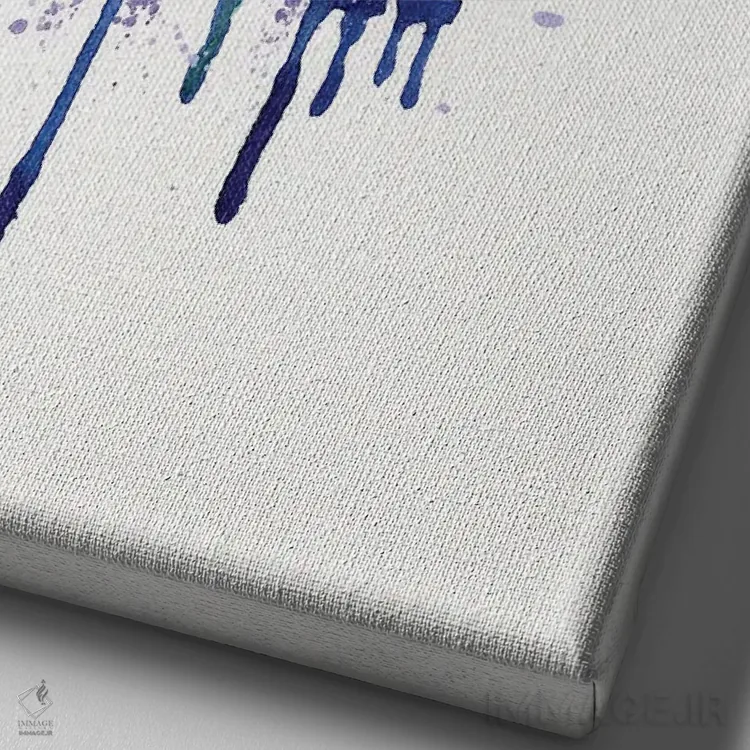 تابلو دکوراتیو کهکشان گربه ها اثر دوریانا پوپا - نمای نزدیک بافت بوم