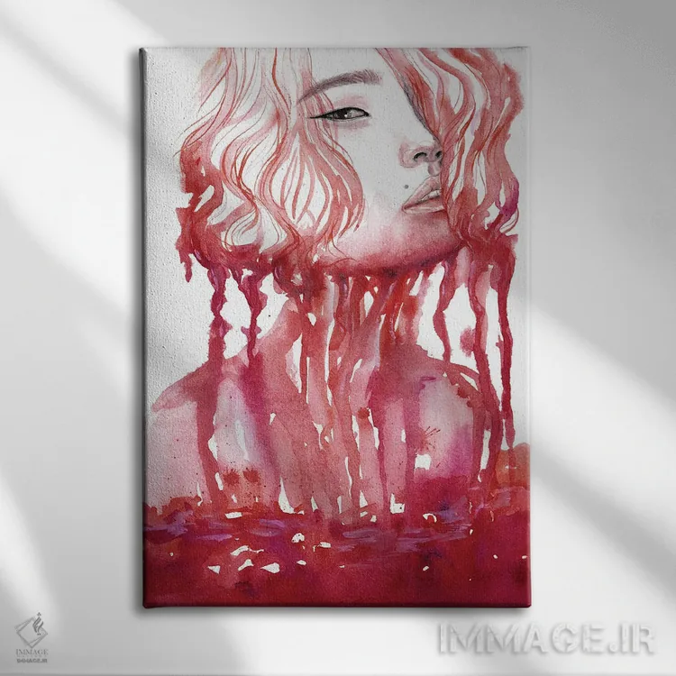 تابلو دکوراتیو میل اثر دوریانا پوپا - نمای روبهرو روی دیوار