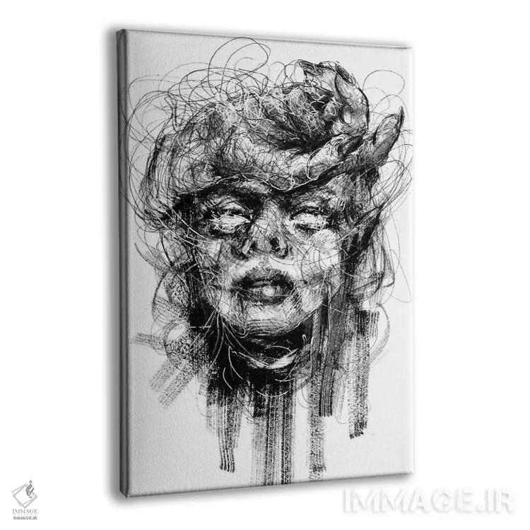 تابلو دکوراتیو سرگیجه اثر دوریانا پوپا - نمای پرسپکتیو محصول