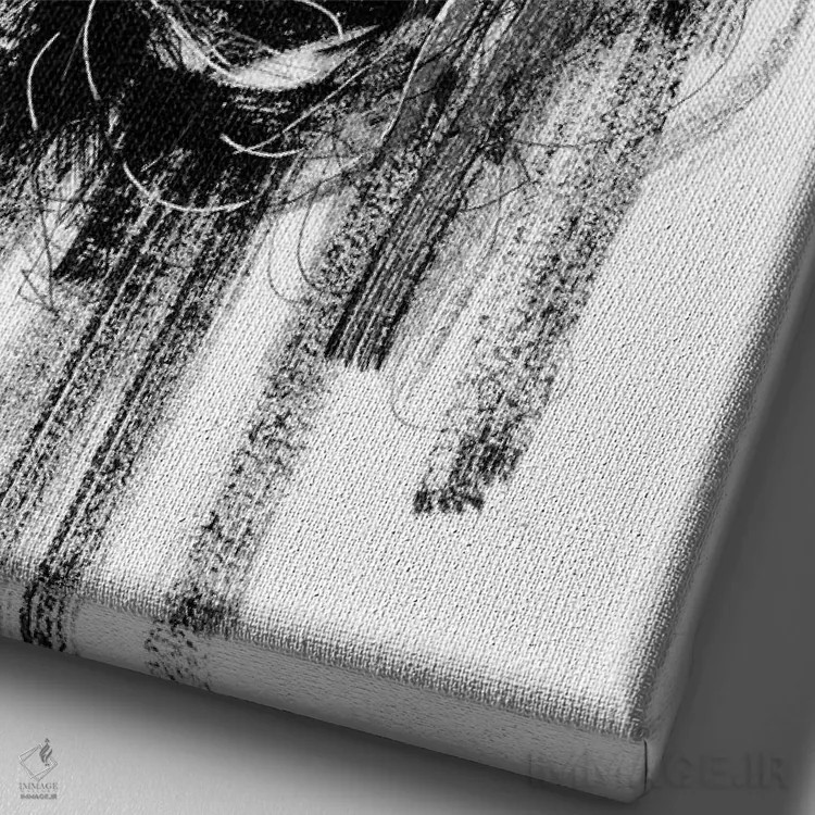 تابلو دکوراتیو سرگیجه اثر دوریانا پوپا - نمای نزدیک بافت بوم