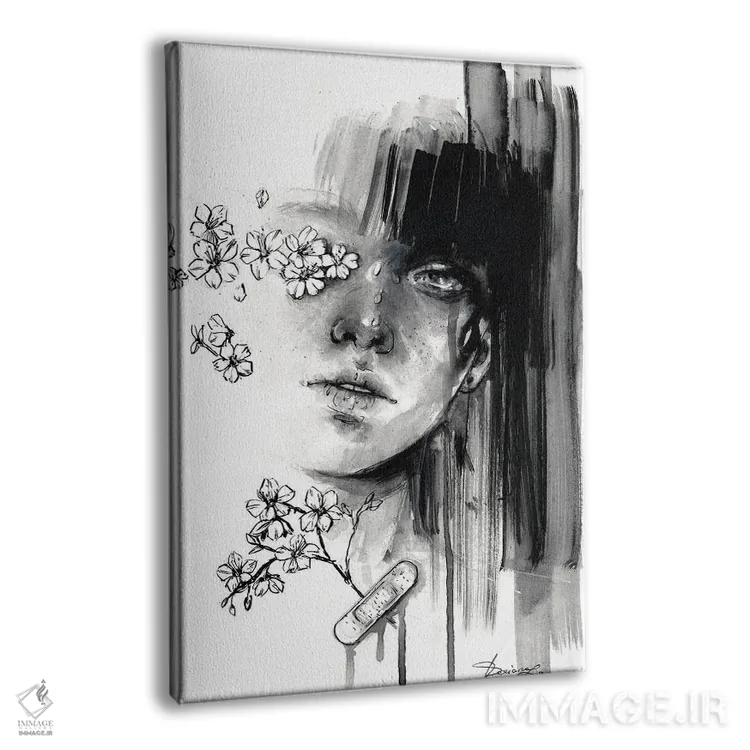 تابلو دکوراتیو جاری اثر دوریانا پوپا - نمای پرسپکتیو محصول