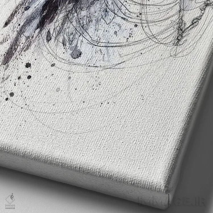 تابلو دکوراتیو پرواز کردن اثر دوریانا پوپا - نمای نزدیک بافت بوم