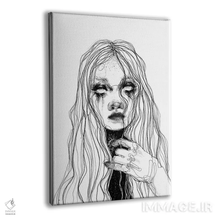 تابلو دکوراتیو روح اثر دوریانا پوپا - نمای پرسپکتیو محصول