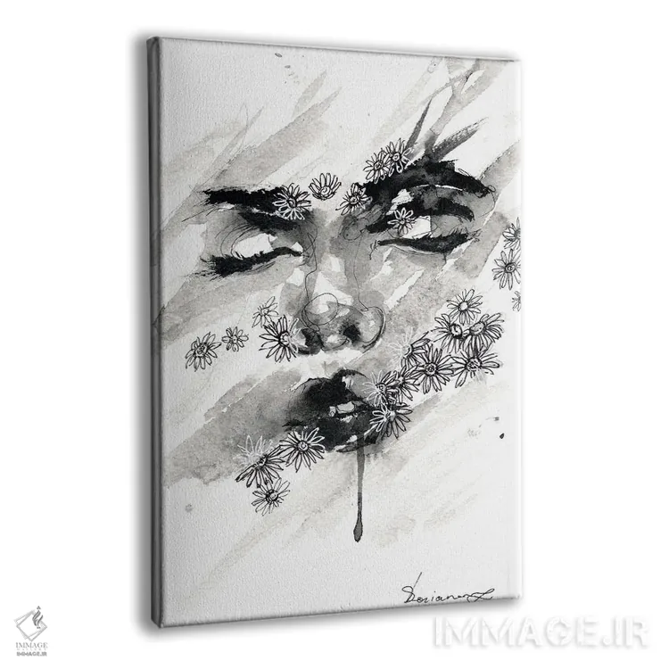 تابلو دکوراتیو هدیه اثر دوریانا پوپا - نمای پرسپکتیو محصول