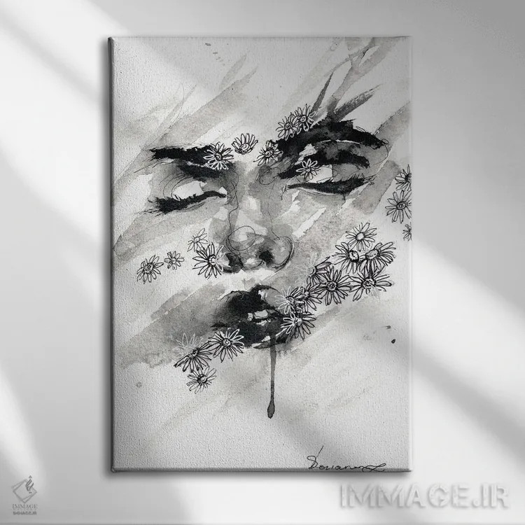 تابلو دکوراتیو هدیه اثر دوریانا پوپا - نمای روبهرو روی دیوار