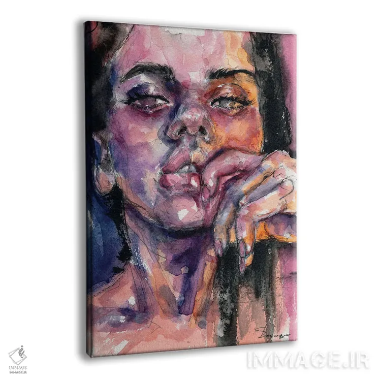 تابلو دکوراتیو بی خوابی اثر دوریانا پوپا - نمای پرسپکتیو محصول