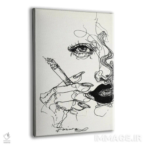 تابلو دکوراتیو فقط یکی اثر دوریانا پوپا - نمای پرسپکتیو محصول