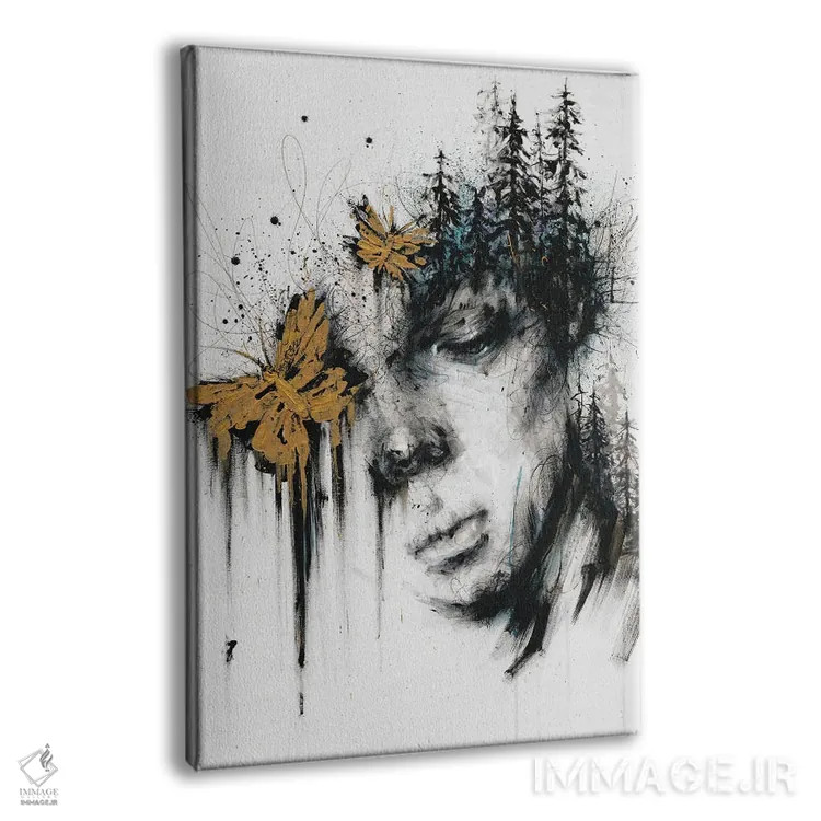 تابلو دکوراتیو در هماهنگی با طبیعت اثر دوریانا پوپا - نمای پرسپکتیو محصول