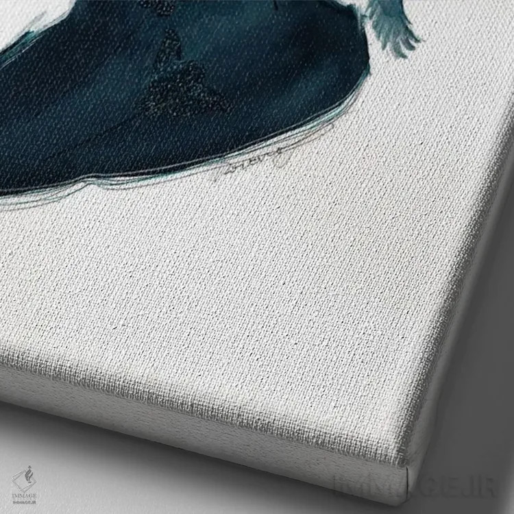 تابلو دکوراتیو روح اقیانوس اثر دوریانا پوپا - نمای نزدیک بافت بوم