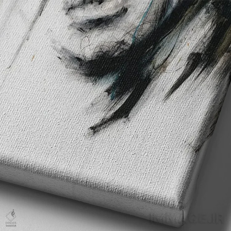 تابلو دکوراتیو در هماهنگی با طبیعت اثر دوریانا پوپا - نمای نزدیک بافت بوم