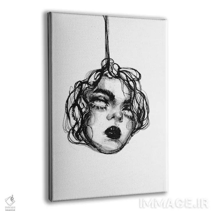 تابلو دکوراتیو زینت اثر دوریانا پوپا - نمای پرسپکتیو محصول