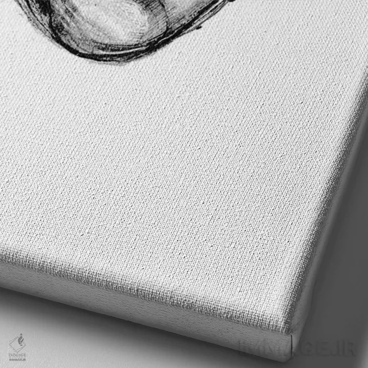 تابلو دکوراتیو زینت اثر دوریانا پوپا - نمای نزدیک بافت بوم