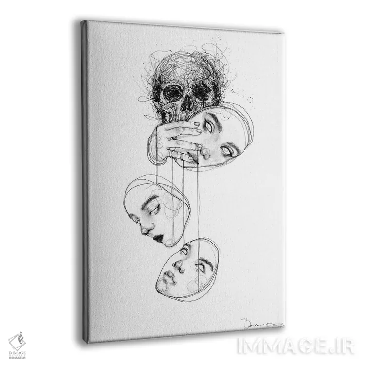 تابلو دکوراتیو چیدن اثر دوریانا پوپا - نمای پرسپکتیو محصول