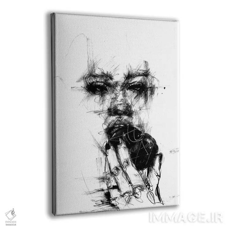 تابلو دکوراتیو رسیده اثر دوریانا پوپا - نمای پرسپکتیو محصول